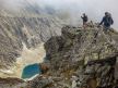 Planinari slikaju pogled na Visokim Tatrama u Slovačkoj