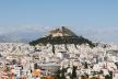 Pogled na Atinu i brdo Areopagus, sa kog se pruža spektakularan pogled na Akropolj i ostatak grada