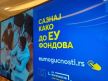 Plakat koji poziva da se poseti sajt eumogucnosti kako bi se ljudi informisali o evropskim programima