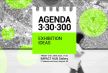 Plakat za izložbu koja promoviše projekat Agenda 3-30-300