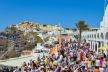 Veliki broj turista na Santoriniju