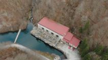 pogled na Vlasinske hidroelektrane iz vazduha
