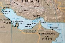 mapa Ormuskog moreuza i zemalja Zaliva