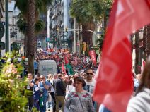 Protest radnika za 1. maj u Španiji