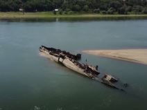 olupine potopljenih brodova u Dunavu kod Prahova