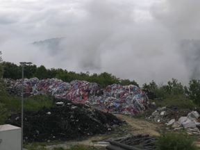 Deponija Duboko kod Užica se ponovo zapalila