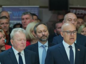 Januš Vojčehovski, Emanuele Žiofre i Miloš Vučević na otvaranju Sajma poljoprivrede u Novom Sadu 2024.