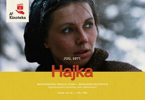 poster za digitalno restaurisani film Hajka