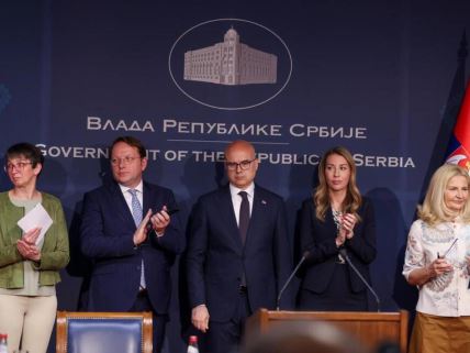 Anke Konrad, Oliver Varhelji, Miloš Vučević, Dubravka Đedović Handanović i Tanja Miščević
