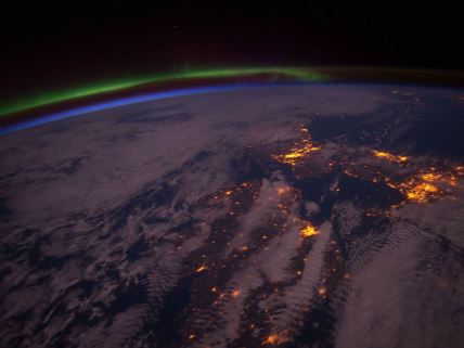 Aurora borealis snimak iz Međunarodne svemirske stanice