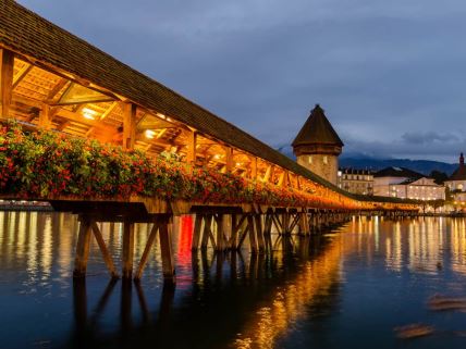 Most Kapelbrike u Lucernu