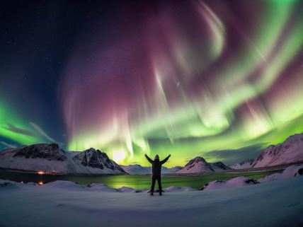 Posmatranje aurore borealis u Švedskoj