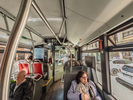 Putnici u javnom prevozu u Španiji