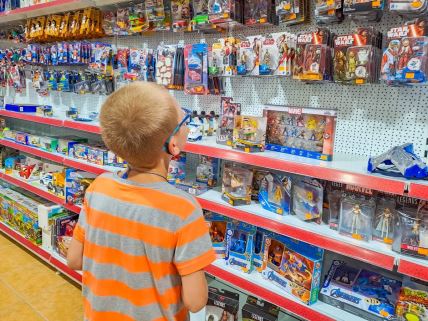 Igračke u prodavnici