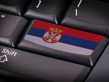Srpska zastava na tastaturi