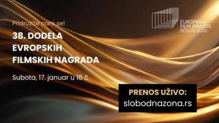 poziv za gledanje dodele evropskih Oskara preko festivala Slobodna zona