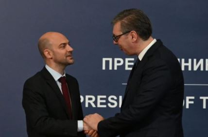 Žan Noel Baro i Aleksandar Vučić