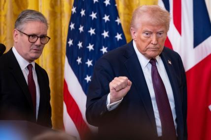 Britanski premijer Kir Starmer i američki predsednik Donald Tramp