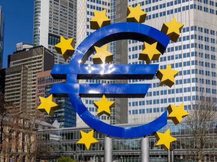 Znak evra u Frankfurtu