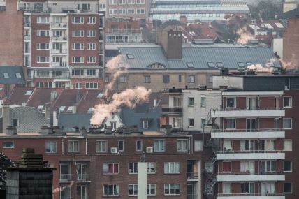 emisije CO2 iz zgrada kao ilustracija zagađenja u gradovima