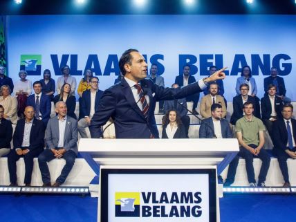 Tom van Griken, lider belgijske partije Vlaams Belang (Flamanski interes)