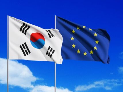 Zastave EU i Južne Koreje