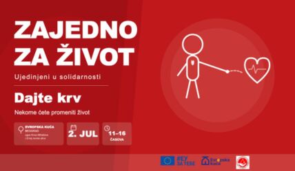 poster za davanje krvi u evropskoj kući