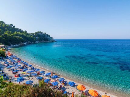 Plaža na ostrvu Samos