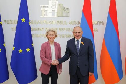 Predsednica Evropske komisije Ursula fon der Lajen i jermenski premijer Nikol Pašinjan