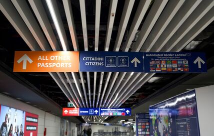 smernice za kretanje na aerodromu u rimu