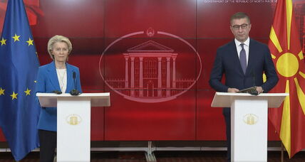Ursula fon der Lajen, Hristijan Mickoski