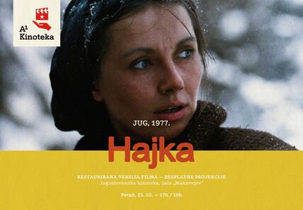 poster za digitalno restaurisani film Hajka