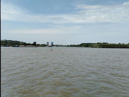 Plovidba nadomak ušća Save u Dunav