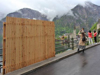 Meštani Halštata su podigli ogradu da se turisti ne bi slikali