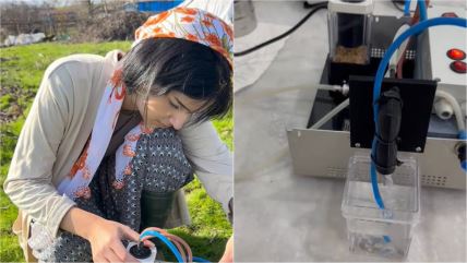 turska tinejdžerka bejza kaja je osmislila uređaj 'plantzma' koji štiti useve od suše