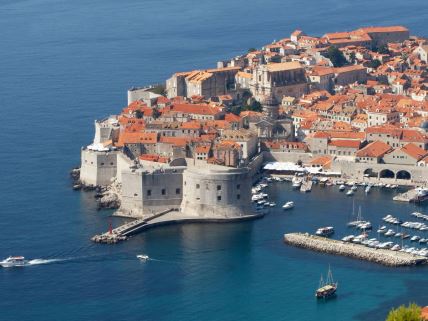Pogled na Dubrovnik iz vazduha