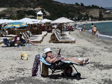 Plaža na Halkidikiju u Grčkoj