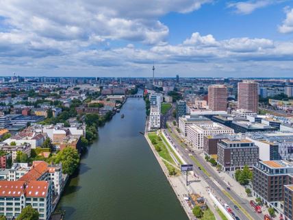 Reka Špreja i pogled na deo Berlina