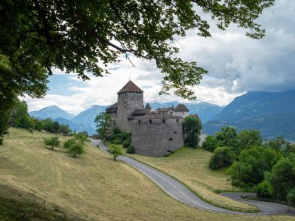 Vaduz, Lihtenštajn, dvorac koji je rezidencija kneževe porodice