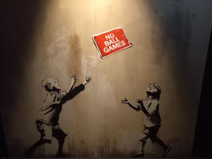 benksijevi grafiti na izložbi u budimpešti