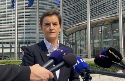 ana brnabic posle sastanka u Briselu