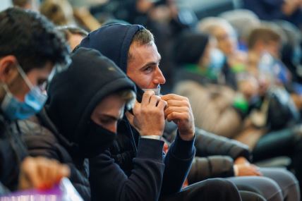 ukrajinske izbeglice čekaju na registraciju