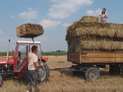 Milan i Nada Đupovac iz Šapca su napravili kuću od slame