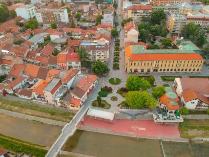 Pogled na Valjevo iz vazduha