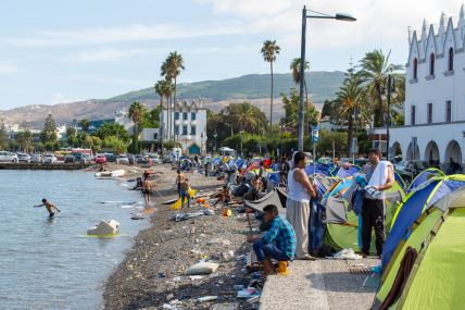 Migranti na grčkom ostrvu Lezbos