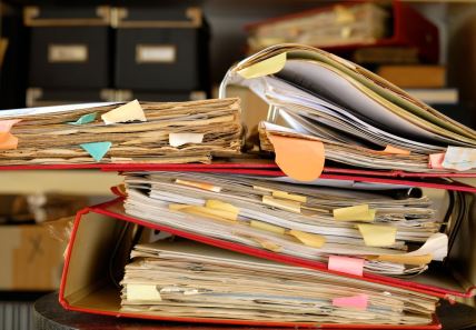 hrpa dokumenata u fasciklama i registratorima