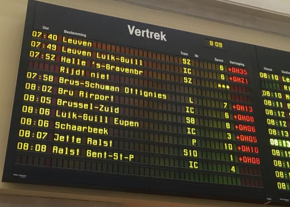 Železnička stanica u Belgiji