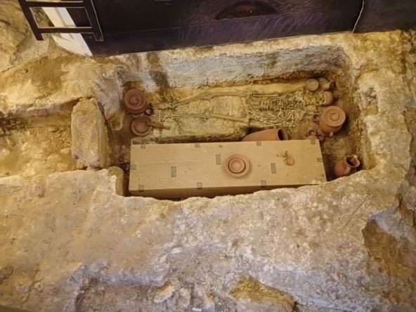 Grobnica u muzeju kompleksa Katakombe Svetog Pavla