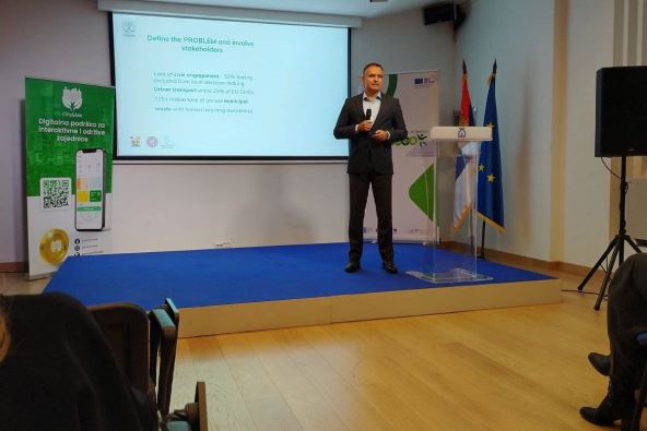 branko krsmanović na predstavljanju aplikacije City and Me