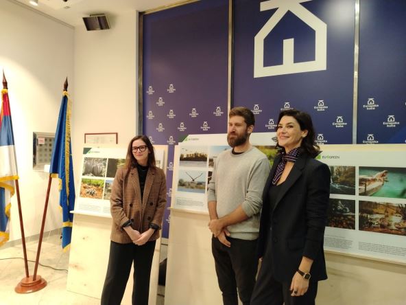 Pobednik Marko Dimić sa Štefani  Muler i Plamenom Halačevom